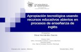 Apropiación Tecnológica usando Recursos Educativos Abiertos  en procesos de Enseñanza del Inglés
