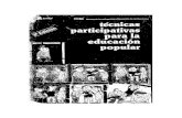 Bustillos, G. y Vargas, L. Técnicas participativas para la educación popular. CIDE Equipo Alforja (1984)