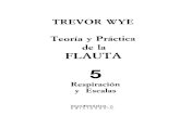 Metodo Flauta Traversa Trevor Wye Teoria y Practica de La Flauta Volumen 5 (Respiracion y Escalas)