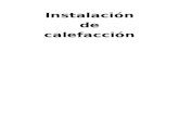 Apuntes Arquitectura - Calefaccion Chalet