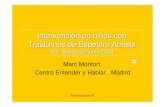Láminas ponencia de M.  Monfort: Intervención en TEA - Comunicación