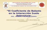 42117534 Coeficiente de Balasto