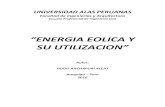 Energia Eolica y Su Utilizacion