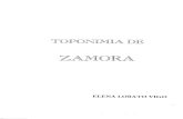 Toponimia de Zamora by  E. Lobato Correcciónes de texto. Correctora de estilo y ortotipográfica