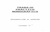 Derecho Objetivo- Derecho subjetivo (monografia)