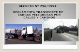 DS 298- Transporte de Mat Pel Por Calles y Caminos