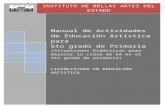 Manual de Actividades  de Educacion Artistica en Primaria