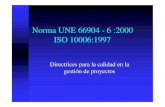 Iso 10006-1997 Calidad Gestión Proyectos-Presentación