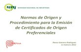 Certificado de Origen - Renzo Gomero