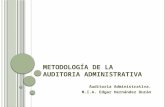Metodología De La Auditoria Administrativa