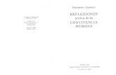 Humberto Giannini - Reflexiones acerca de la comviviencia humana