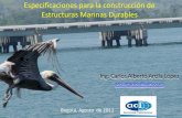 Carlos Arcila - Specs Construccion Estructuras Marinas Durables
