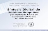 Síntesis Digital de Sonido en Tiempo Real por Modelado Físico de Instrumentos Virtuales de Cuerda Percutida - Nelly Villacorta, Carlos Marchiaro