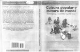 Blanco Cultura Popular y Cultura de Masas