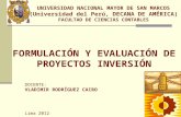 FORMULACIÓN  DE PROYECTOS DE INVERSIÓN 1