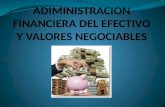 Adiministracion Financiera Del Efectivo y Valores Negociables