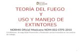 Curso Teoría del Fuego-uso y manejo de extintores 2012