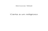 Weil, Simone - Carta a Un Religioso
