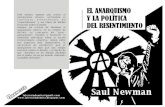 El anarquismo y la política del resentimiento por Saul Newman