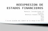 Reexpresion de Estados Financieros