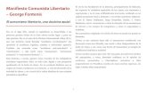 Manifiesto Comunista Libertario – George Fontenis