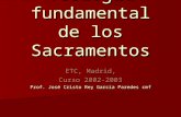 1Teologia Fundamental de Los Sacramentos