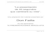 Don Failla.presentacion de 45 Segundos