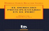Derecho Presupuestario Domingo Garcia Belaunde Peruano