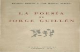 La poesía de Jorge Guillén (dos ensayos)