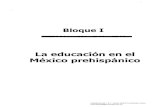 antología LA ED. EN EL DESARROLLO HIST. DE MÉXICO I