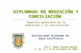 Aspectos generales de la mediación y conciliación