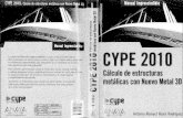 Cype 2010 - Cálculo de estructuras metálicas con nuevo metal 3d. Ed. ANAYA