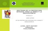 presentacion sobre doctrina de proteccion integral de la adolescencia El Salvador