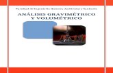 análisis gravimetrico y volumetrico