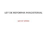 Ley de Reforma Magisterial