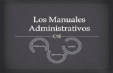 Los Manuales Administrativos
