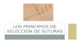 Los principios de selección de suturas