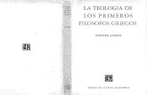 82884723 Jaeger La Teologia de Los Primeros Filosofos Griegos OCR Clscn