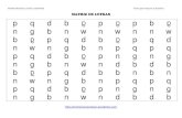 100 Matrices de Letras Para Trabajar La Dislexia