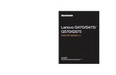 Lenovo G470&G475&G570&G575 User Guide V2.0(Spanish)