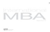 IE International MBA Folleto