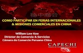 Como Participar en Ferias Internacionales y Misiones Comerciales en China