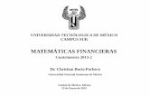 Presentaci³n Curso Matemticas Financieras UNITEC 2013-2