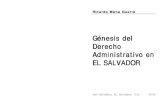 Gnesis Del Derecho Administrativo en El Salvador Ricardo Mena Guerra 1
