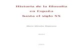 Mendez Bejarano, Mario - Historia de La Filosofia en Espana