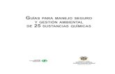 96404872 Guias Para Manejo Seguro y Gestion Ambiental de 25 Sustancias Quimicas
