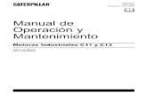 Manual de Operacion y Mantenimiento. Motores Industriales C-11 Y C-13.