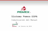 Manual del Sistema Administración PEMEX-SSPA v7