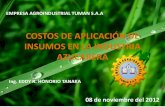 COSTOS DE APLICACIÓN DE INSUMOS EN LA INDUSTRIA AZUCARERA_XIICONIA2012_UNPRG-LAMBAYEQUE