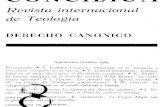 008 CONCILIUM, Revista internacional de Teología, DERECHO CANONICO septiembre 1965